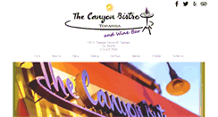Desktop Screenshot of canyonbistrotopanga.com
